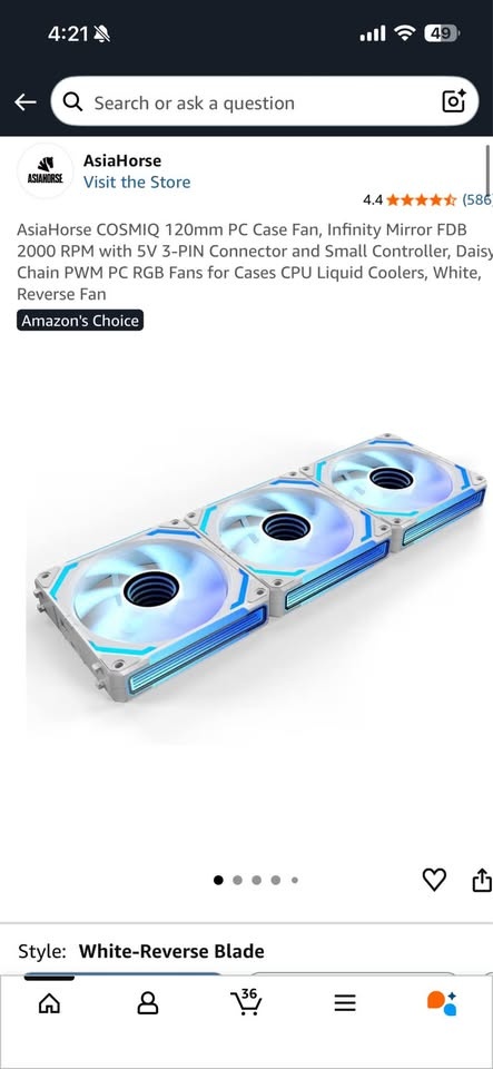 PC LED fan - photo 4
