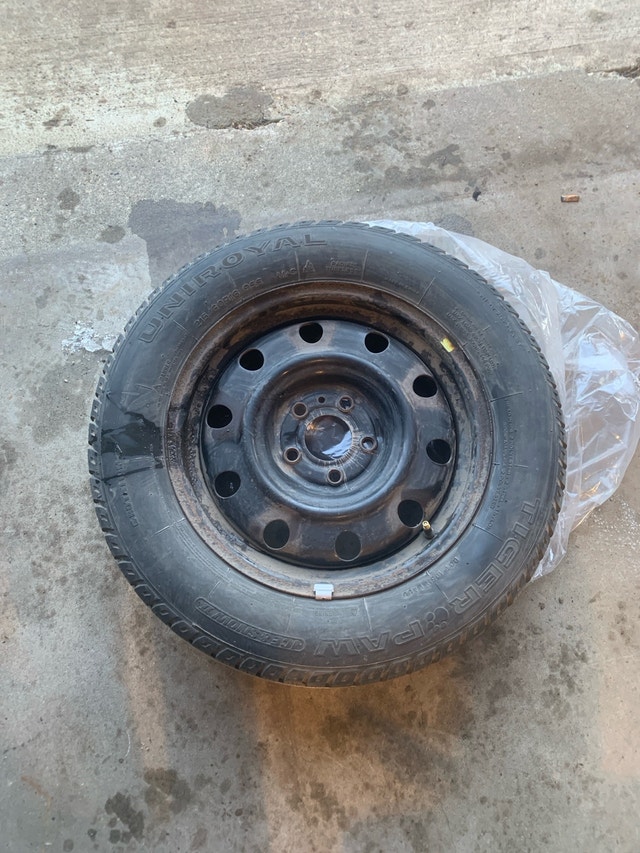 Winter tires with rims