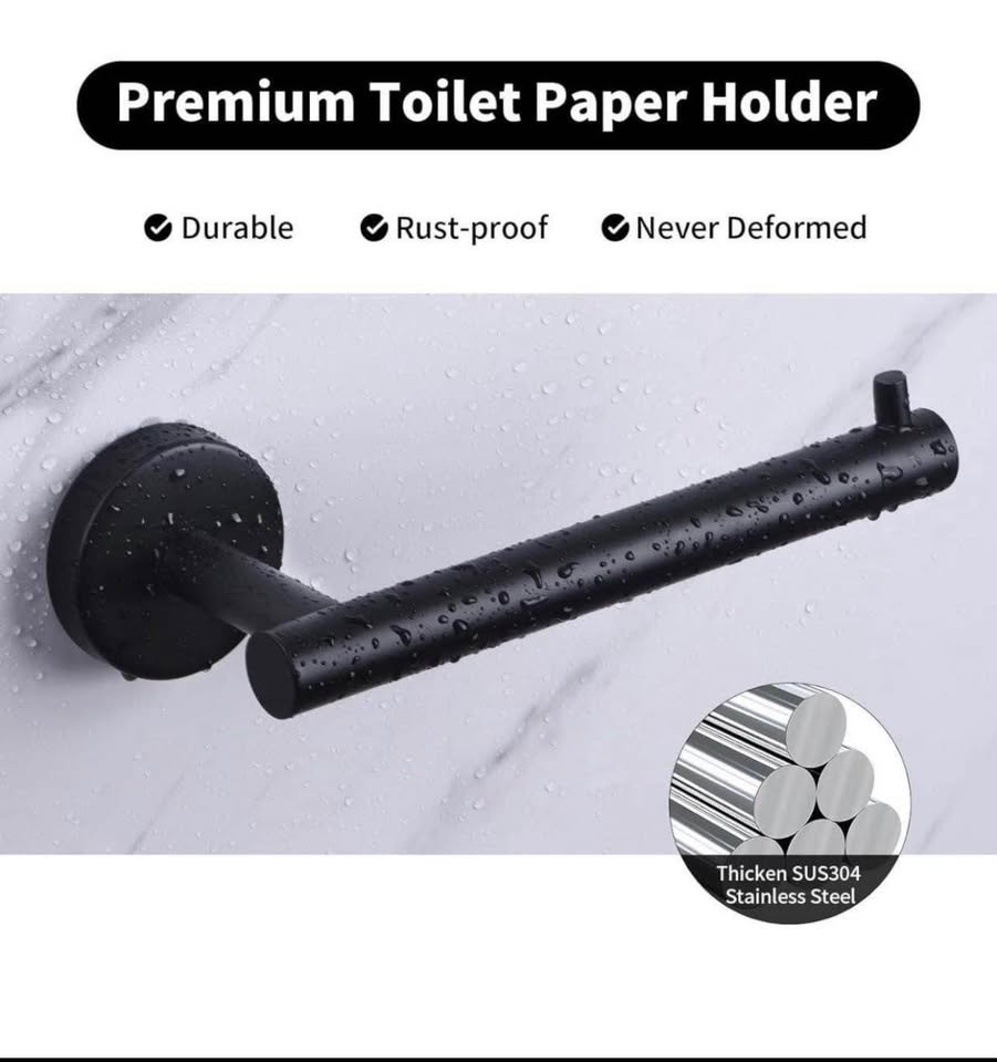 (New) Stainless Steel Bathroom Toilet Paper Holder - photo 5