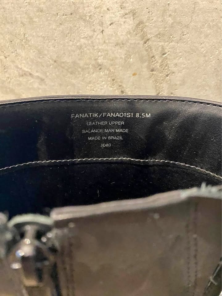 STEVE MADDEN Size 8.5 - Black FANATIK Leather Boots - photo 2