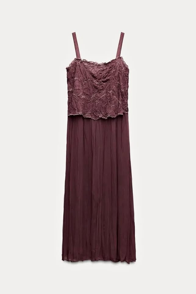 Brand New Zara Embroidered Boho Dress