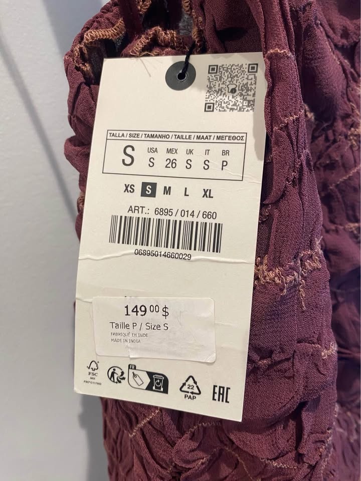 Brand New Zara Embroidered Boho Dress - photo 4