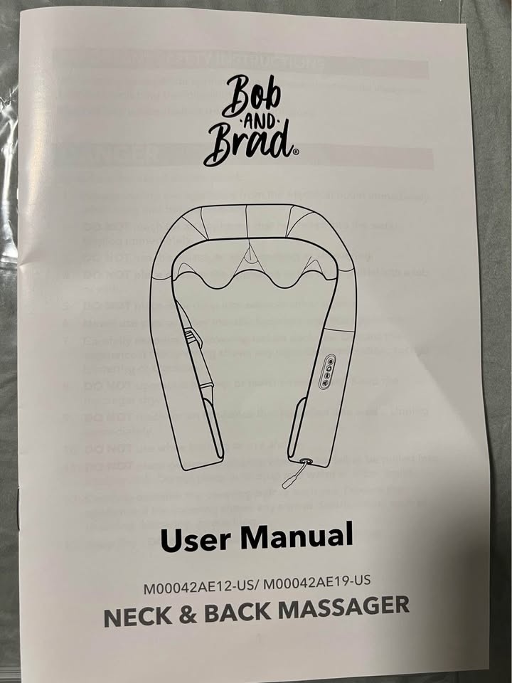 🌀 NEW Bob & Brad Massager w/ Heat (In Box) - photo 5