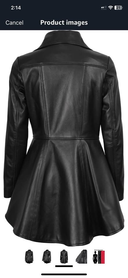 New XL  Trendy Womens Real Leather Jacket - photo 3