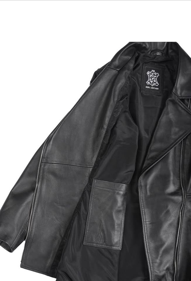 New XL  Trendy Womens Real Leather Jacket - photo 4