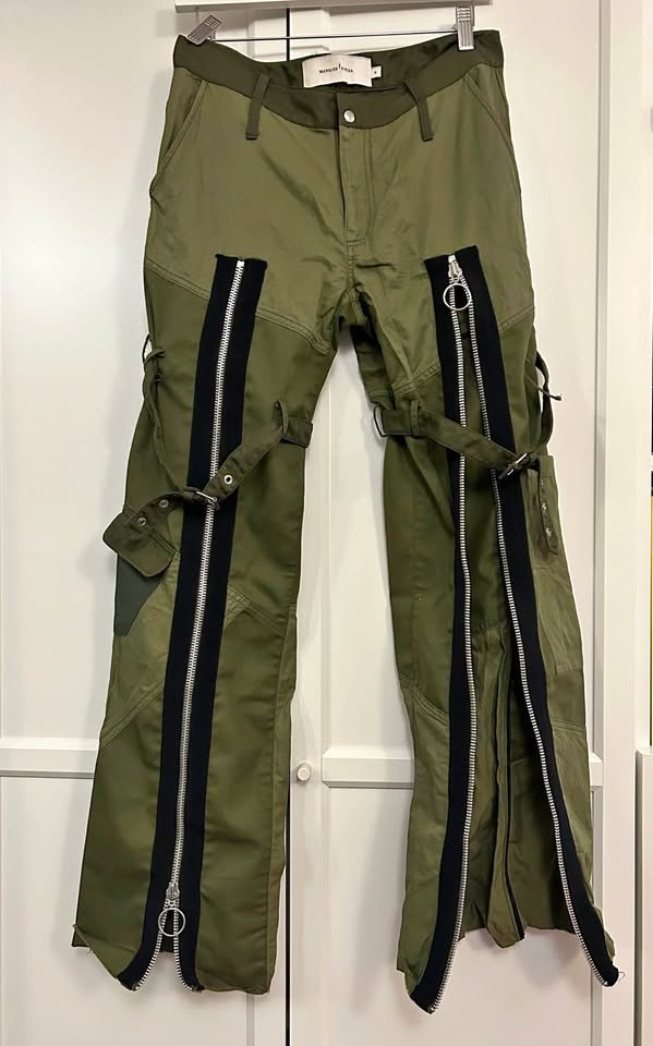 Marques Almeida - Cargo Zip up pants (as is)