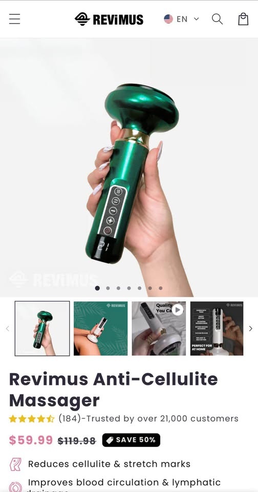 Regimes Anti-Cellulite Massager – Brand New ✨ - photo 2