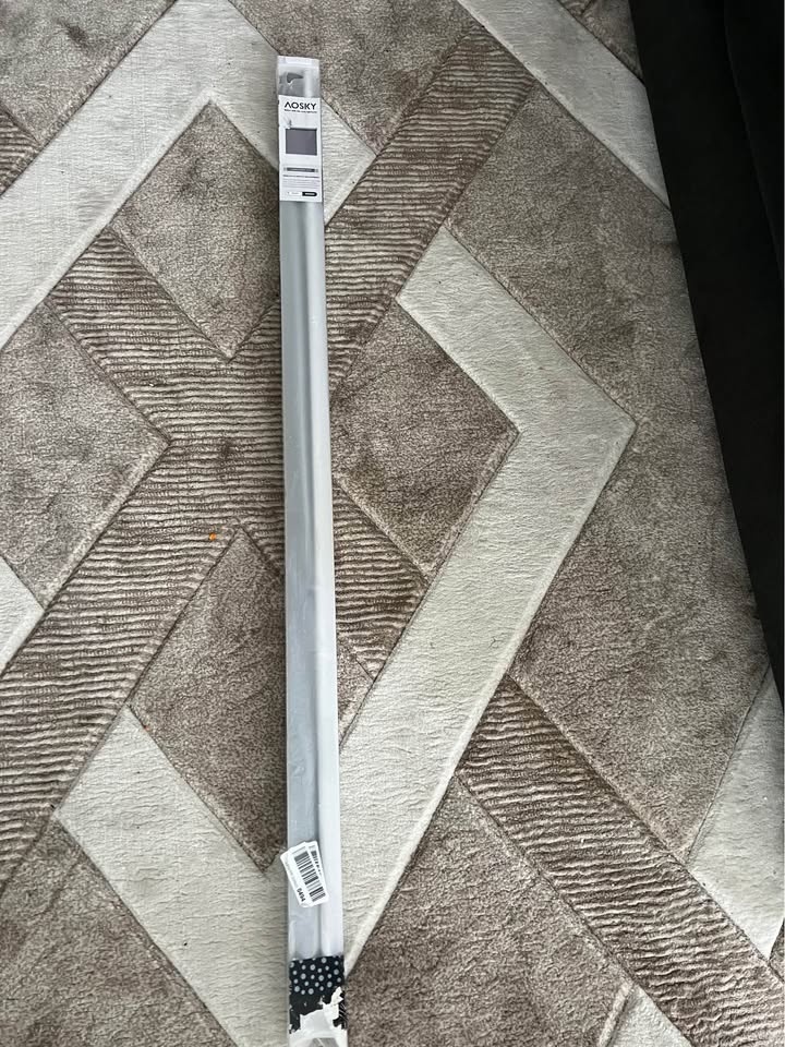 AOSKY Cordless Roller Shade – 55” W x 72” H – Grey – New - photo 3