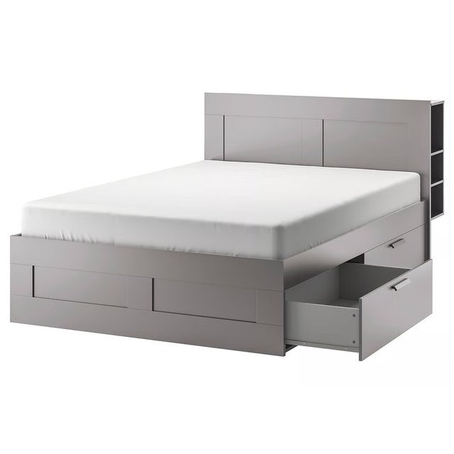 Bed Frame with Storage + Mattress Included