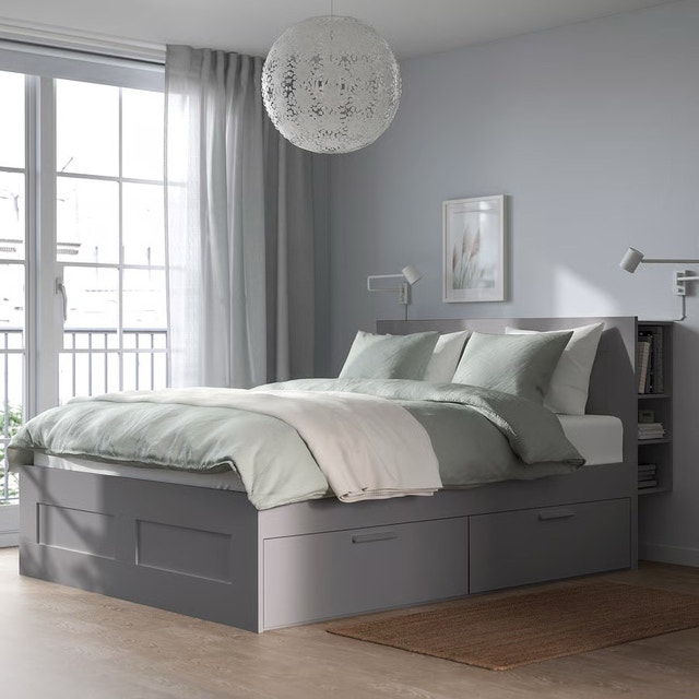Bed Frame with Storage + Mattress Included - photo 2