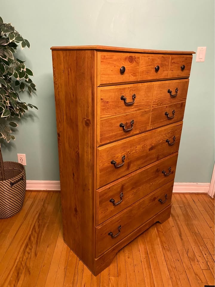 FREE DELIVERY: Large Tall Dresser $190 (HRM) - photo 3