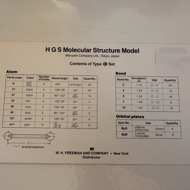 HGS Molecular Structure Model – Organic Chemistry C Set - photo 4