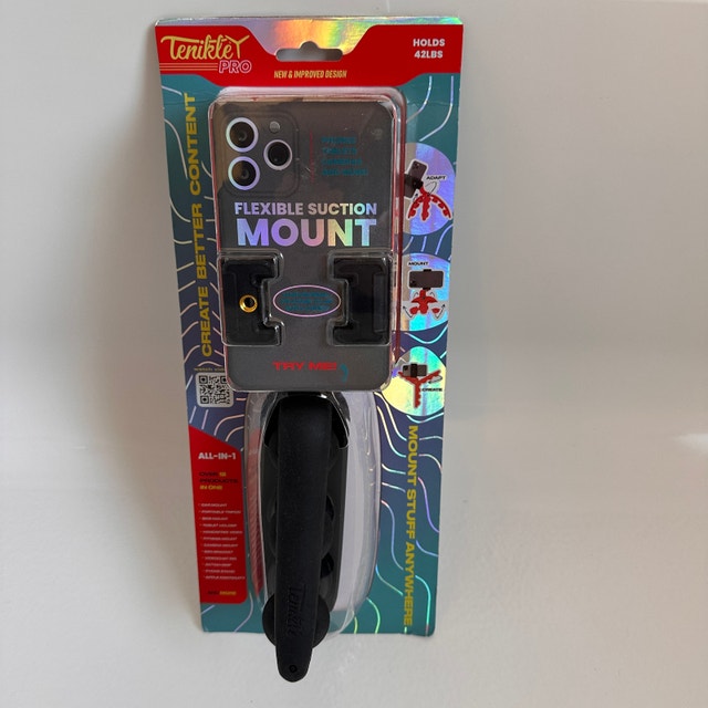 Tenikle Pro Flexible Suction Phone & Camera Mount
