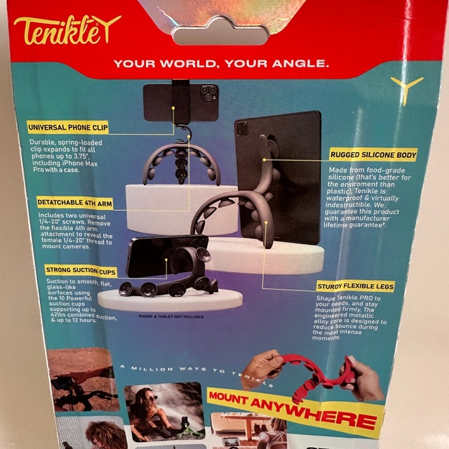 Tenikle Pro Flexible Suction Phone & Camera Mount - photo 4