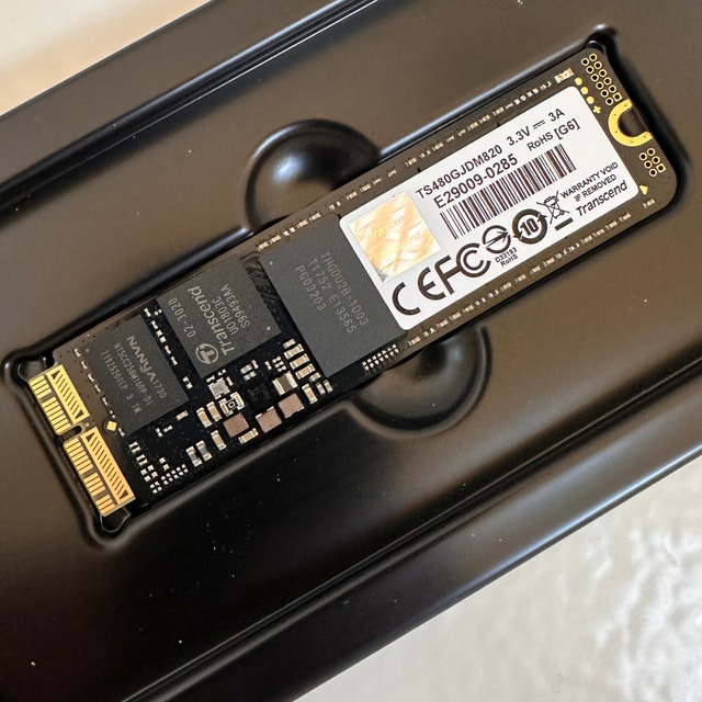 Transcend JetDrive 820 – 480GB PCIe SSD for Mac - photo 4