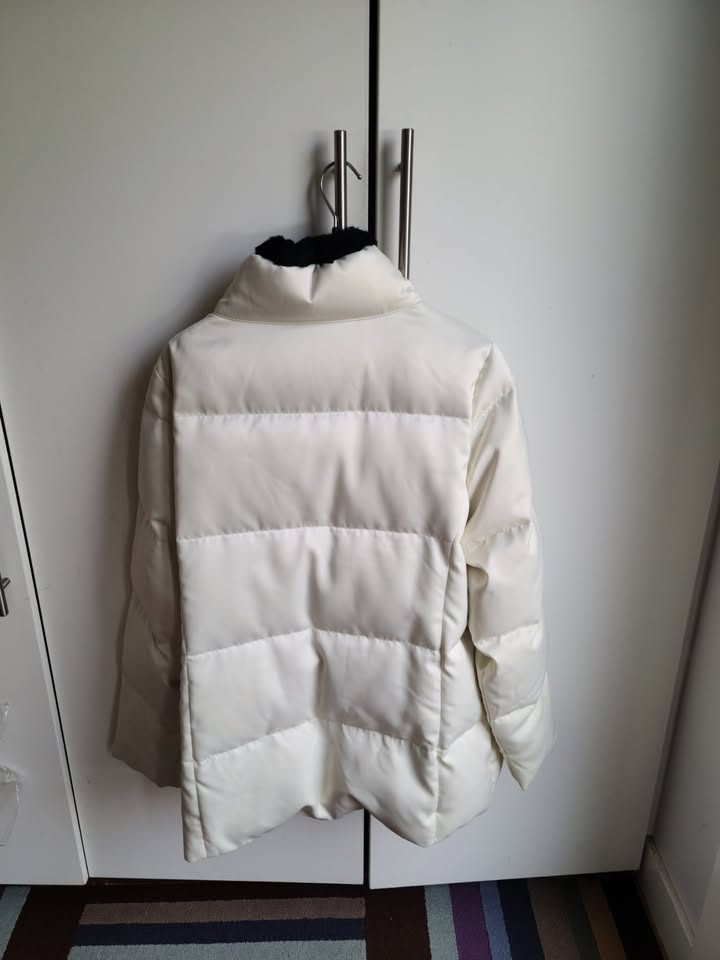 Coach Down Puffer Faux Fur Winter Coat Jacket - Size Large - photo 2