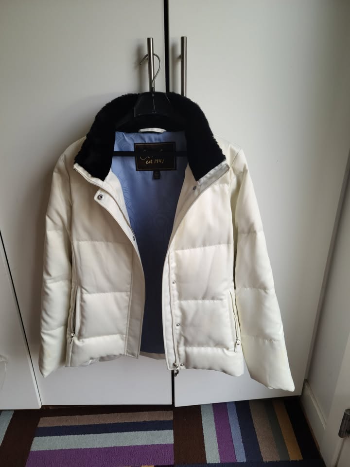 Coach Down Puffer Faux Fur Winter Coat Jacket - Size Large - photo 3