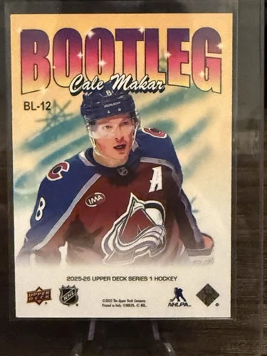 Cale Makar Upper Deck Bootleg Card - photo 2