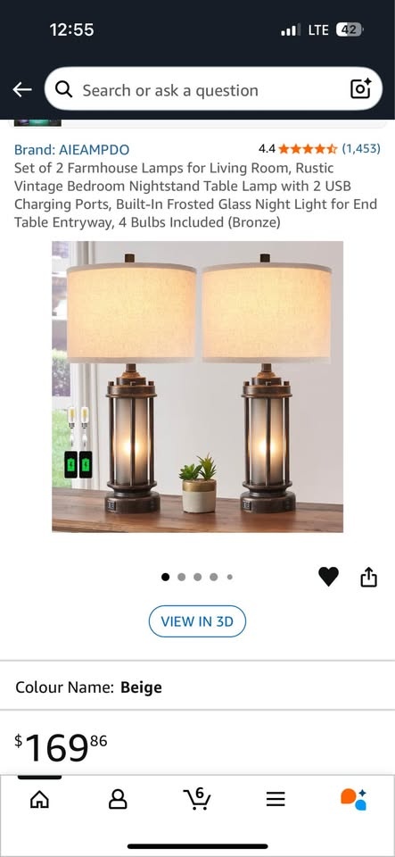 2 set table lamps - photo 2