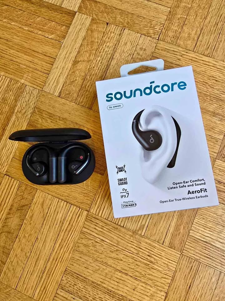 Anker Soundcore Aerofit open ear earbuds headset
