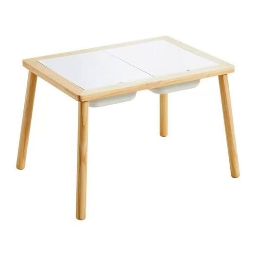 Toddler Activity Table with Bins – Study / Art / Play Table