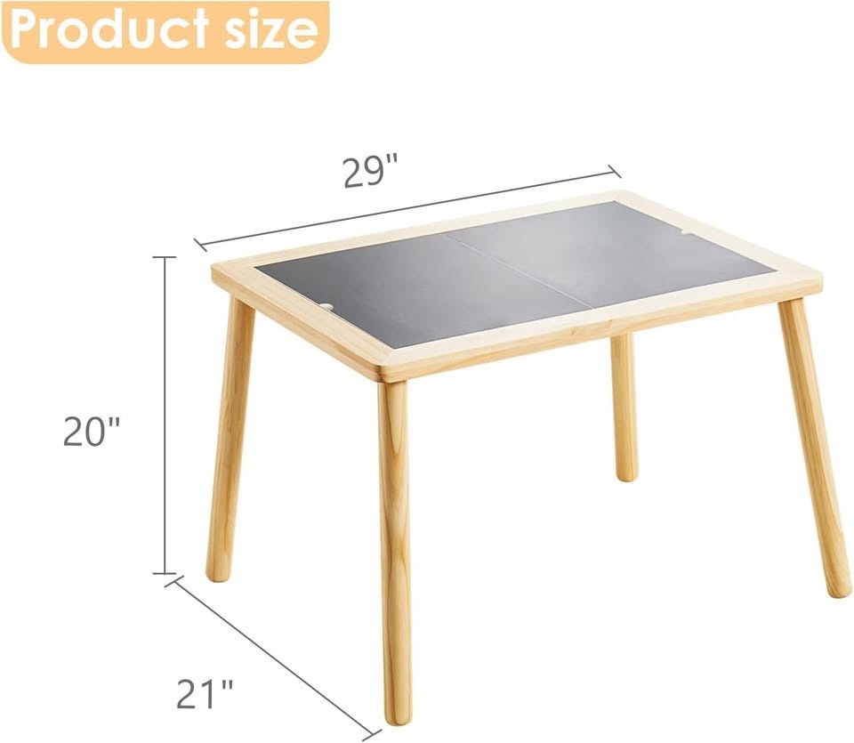 Toddler Activity Table with Bins – Study / Art / Play Table - photo 3