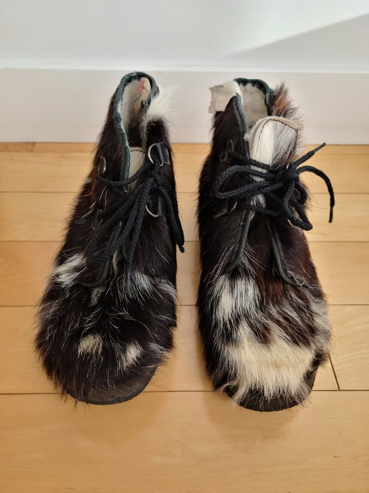 Vintage Mocatem Nap. Gignac Fur Trim Warm Winter Snow Boots - photo 2