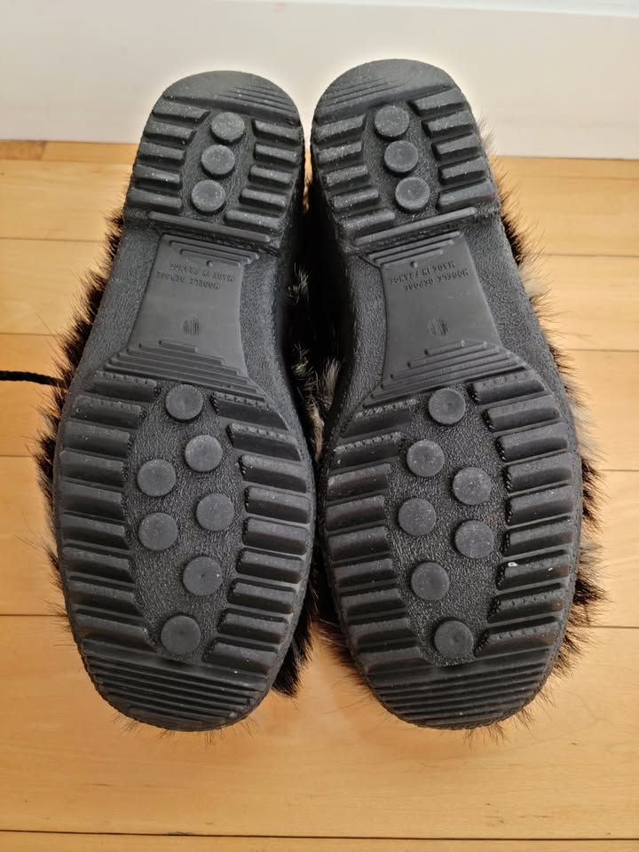 Vintage Mocatem Nap. Gignac Fur Trim Warm Winter Snow Boots - photo 4