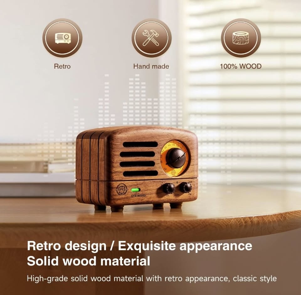 Muzen OTR Wood Bluetooth Speaker - New - photo 5