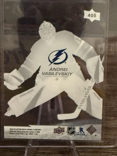 2024 25 Upper Deck Andrei Vasilevskiy Clear Cut #405 - photo 2