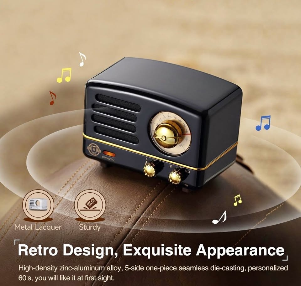 Muzen Portable Bluetooth Speaker - Black