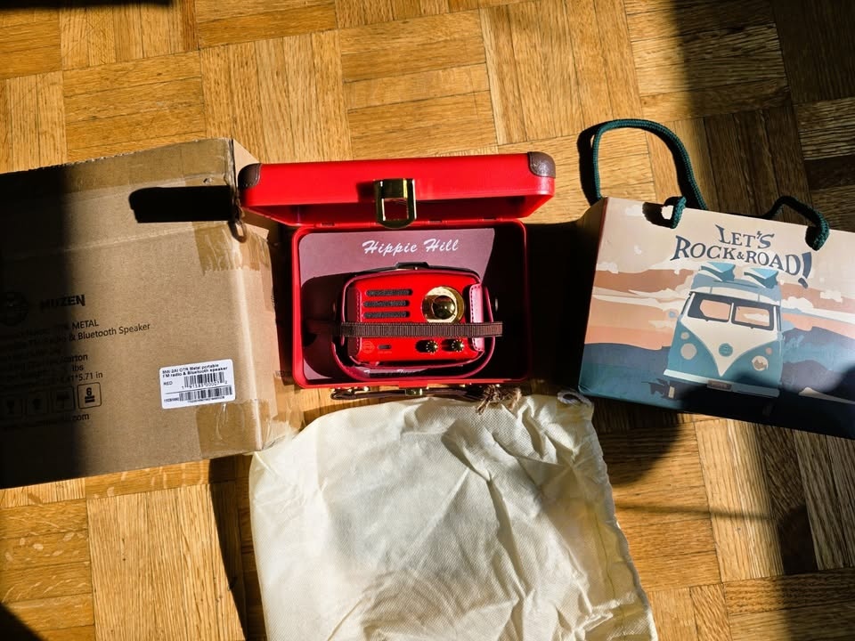 Muzen Portable Bluetooth Speaker - Red - photo 3