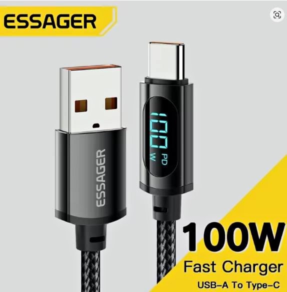 Essager USB Type C Cable Super Charge 66W/100W