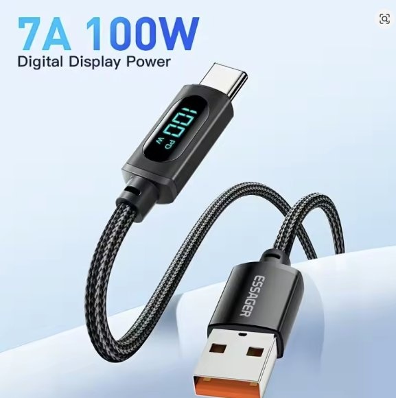 Essager USB Type C Cable Super Charge 66W/100W - photo 2