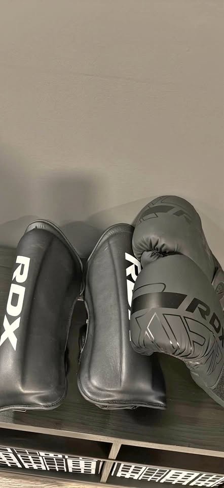 RDX Boxing/ Training gloves and Shin guards