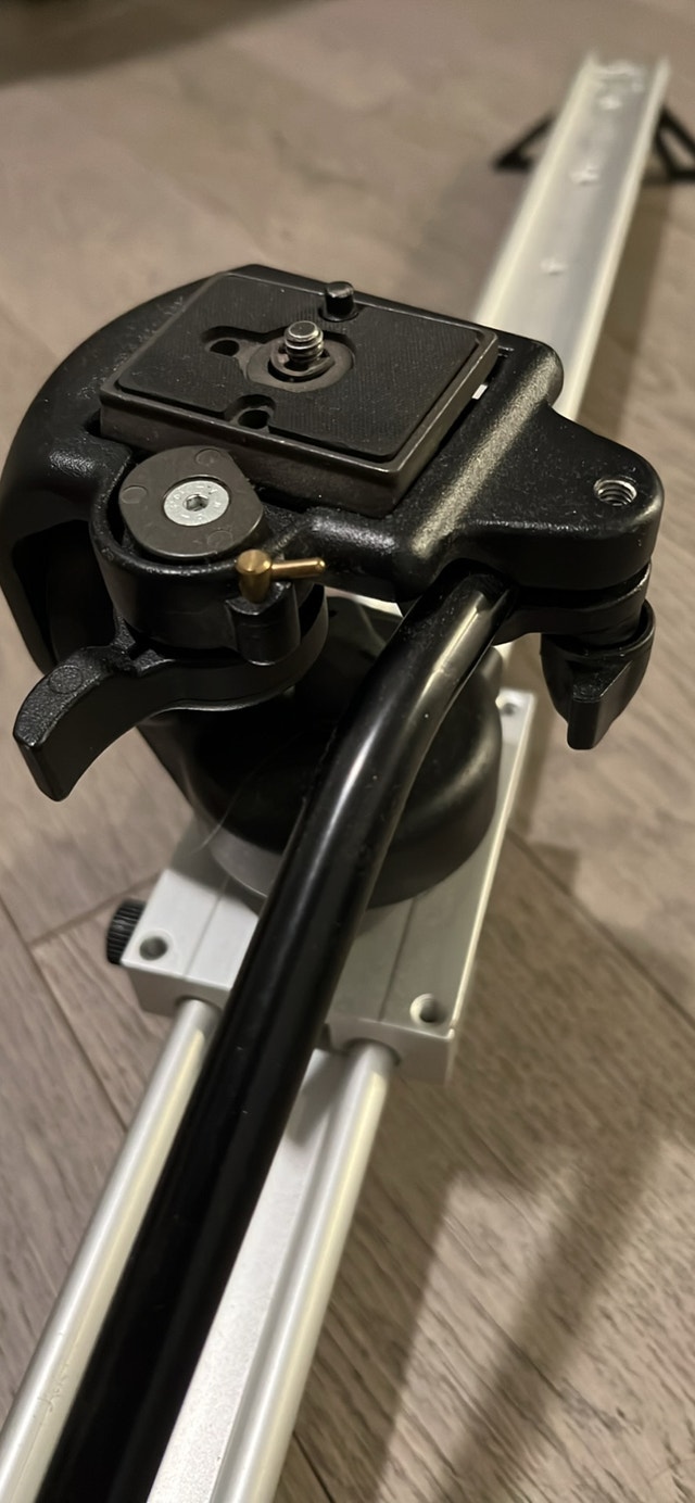Opteka Camera Slider + Manfrotto 128RC Fluid Head - photo 3