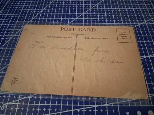 vintage postcard Lincoln and the contrabands - photo 2