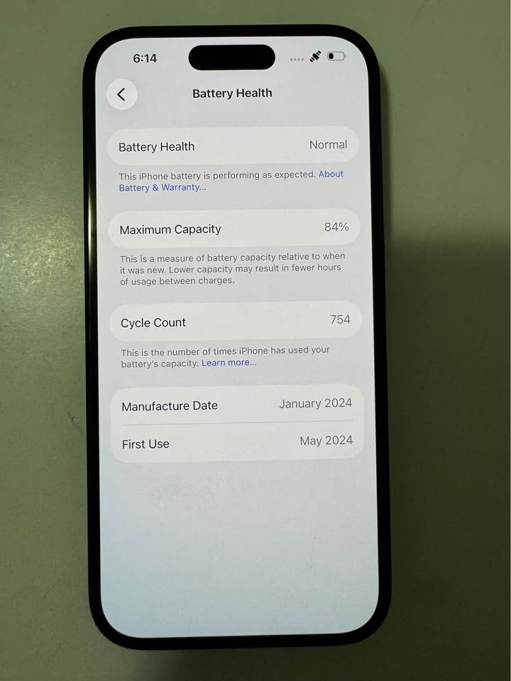 iPhone 15 – 128GB (84% Battery Health) - photo 3