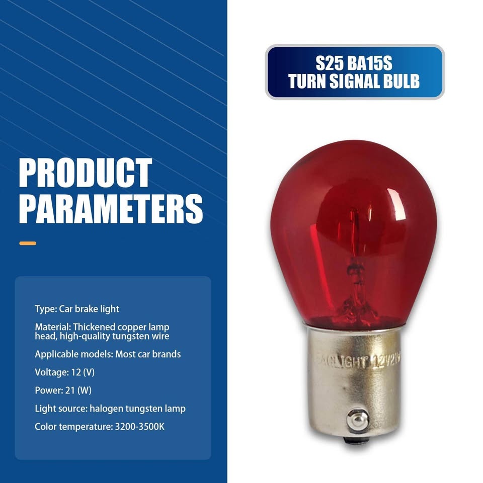 Car 1156 Turn Signal Light, P21W 1141 S25 (10 Pack) 🥕 - photo 3