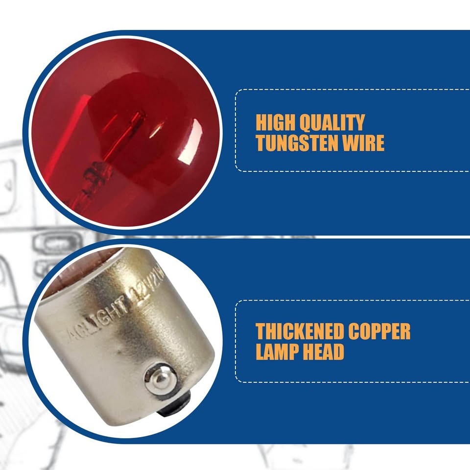 Car 1156 Turn Signal Light, P21W 1141 S25 (10 Pack) 🥕 - photo 4