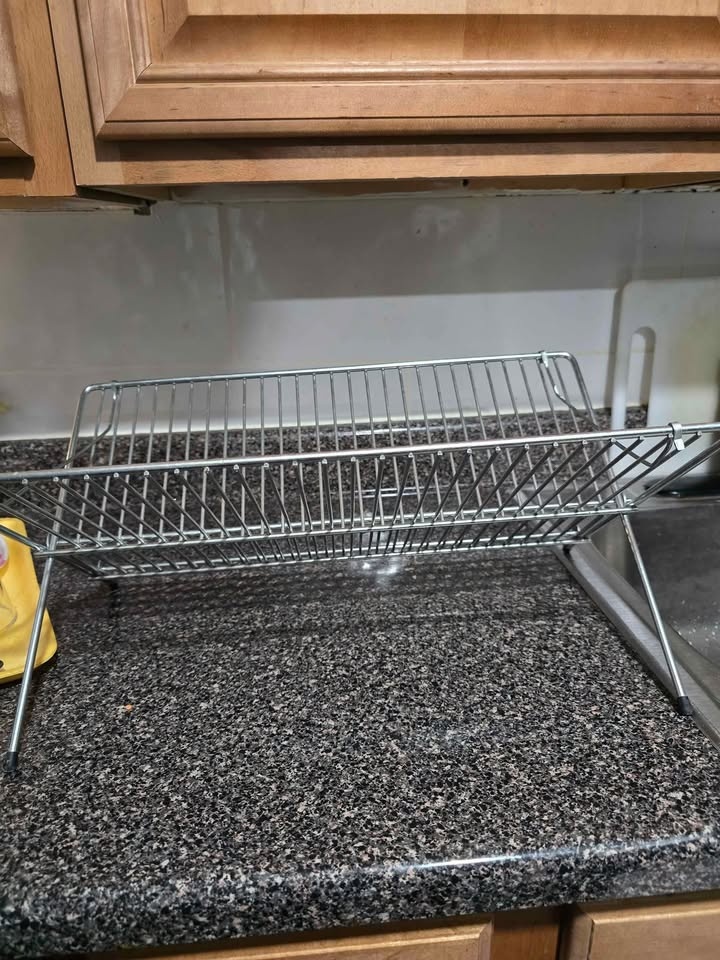 X-Shaped Stainless Steel Dish Rack - photo 2