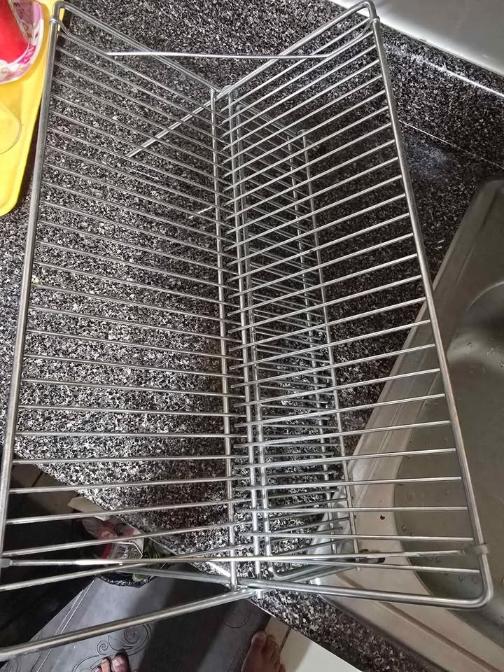 X-Shaped Stainless Steel Dish Rack - photo 3