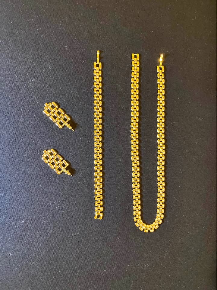 Set of Gold Plated 18K