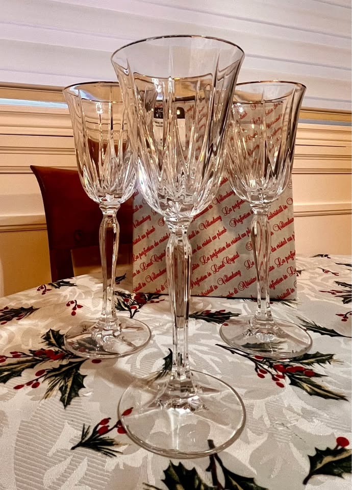 Crystal wine glasses - photo 3