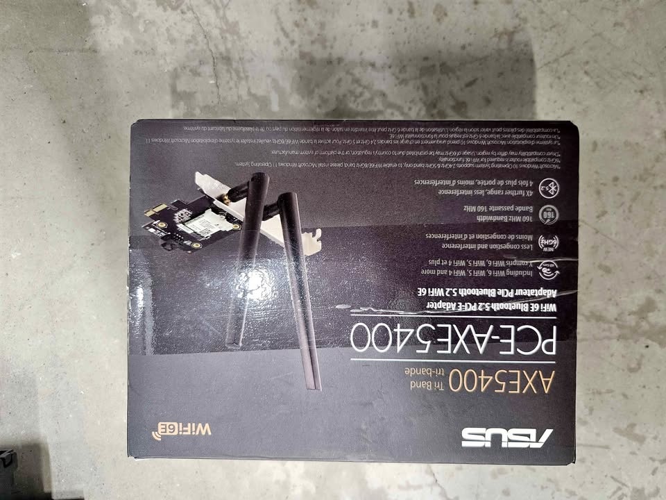 Asus pce-axe5400 wifi card
