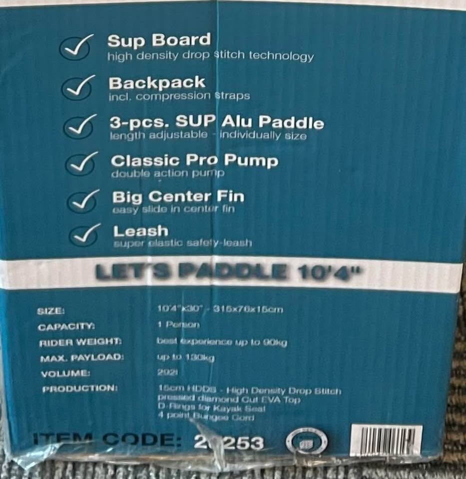 SUP 10’4 (new/ unopened box) - photo 2