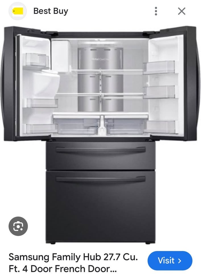 Samsung Family Hub Fridge Black Stainless - photo 4