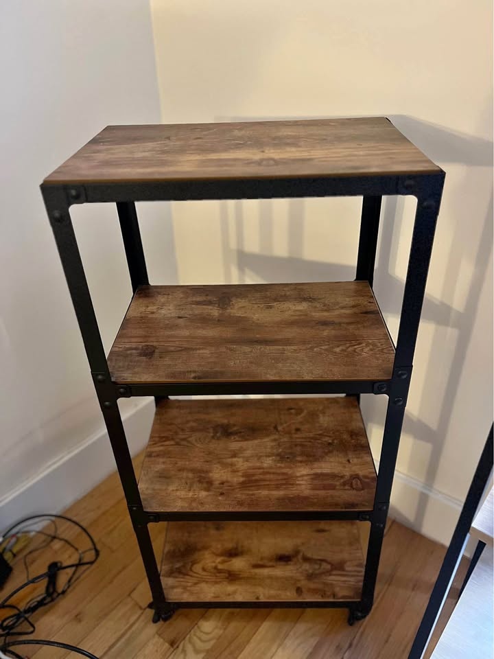 Industrial storage cart (4 tiers)