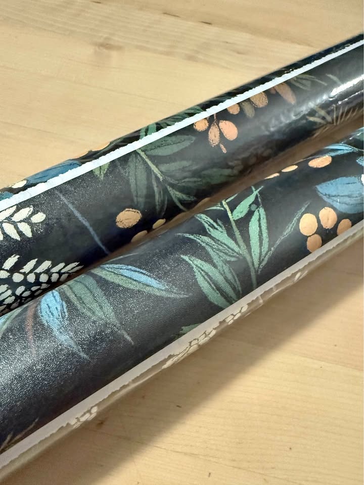 Kalafona peel and stick 2 rolls wallpaper renter friendly