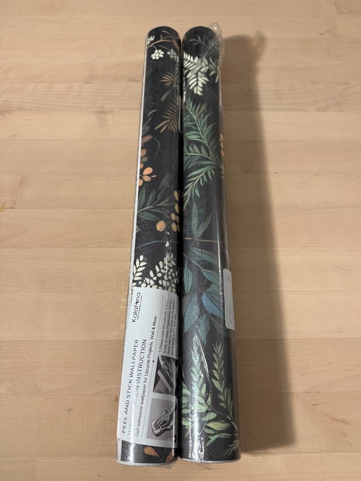 Kalafona peel and stick 2 rolls wallpaper renter friendly - photo 2